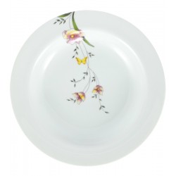 Prato 23,5cm Avulso Fundo Carmem Porcelana Schmidt